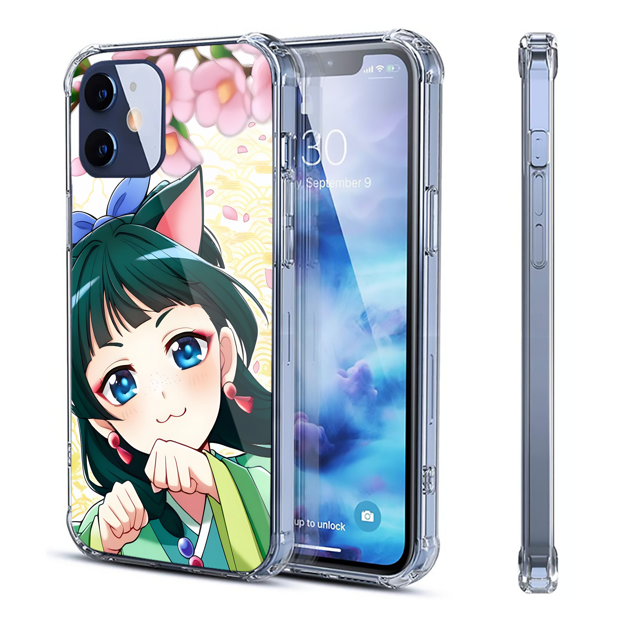 （画像用） 薬屋のひとりごと The Apothecary Diaries 【iPhone 12シリーズ対応】透明スマホケース（クリアソフトケース）